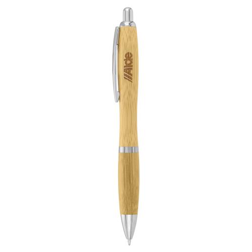 BP003-竹木环保笔可降解签字笔中性笔广告笔可印刷logo现货小单批量快速发货