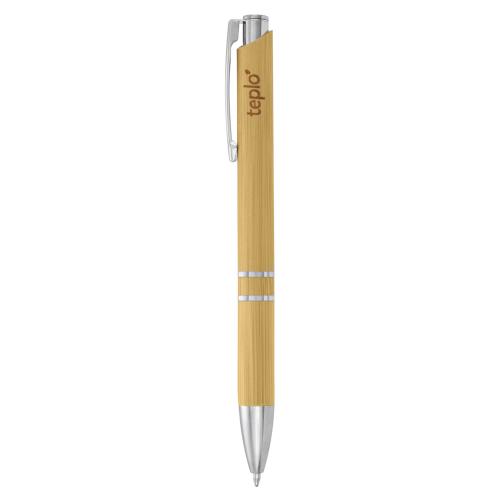 BP005-竹木环保笔可降解圆珠笔广告笔可印刷logo现货小单批量快速发货