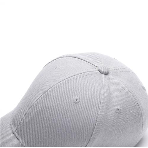 HDW004 加厚斜纹纯色全棉六片棒球帽