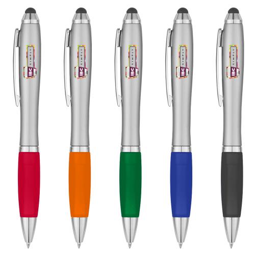 SP001-多功能塑料圆珠笔广告笔电容触控笔葫芦笔可印刷logo现货小单批量快速...
