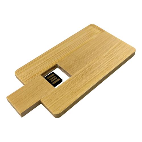 USB006 16G竹木卡片优盘